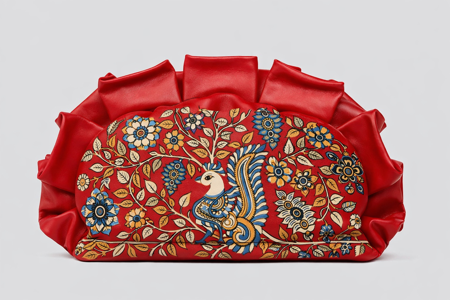 Bold Red Clutch Bag